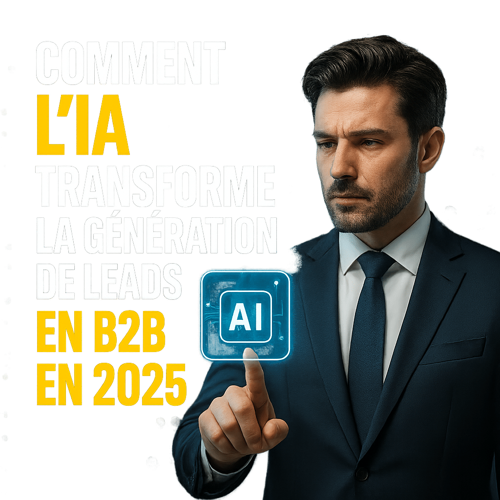 Illustration complémentaire de l’article sur Comment l’IA transforme la génération de leads en B2B en 2025