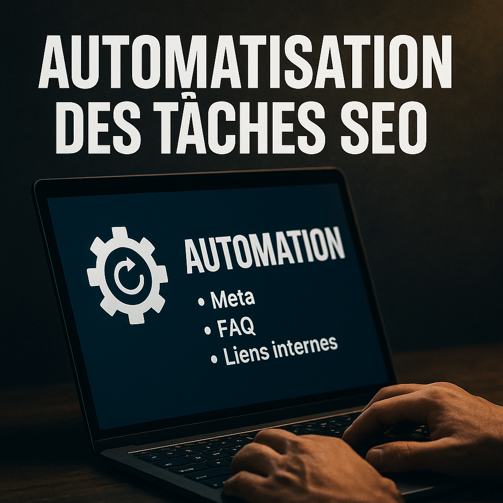 Illustration complémentaire de l’article sur Automatisation des tâches SEO : méta, FAQ, liens internes…