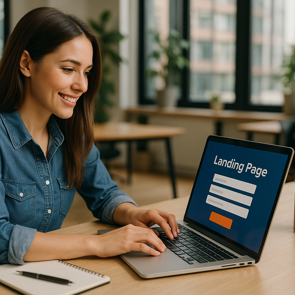 Illustration générée pour l’article : Comment générer des leads qualifiés grâce à une landing page bien pensée