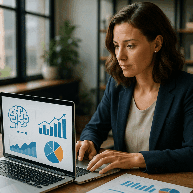 Illustration générée pour l’article : Études de cas : automatisation IA dans les campagnes marketing réussies