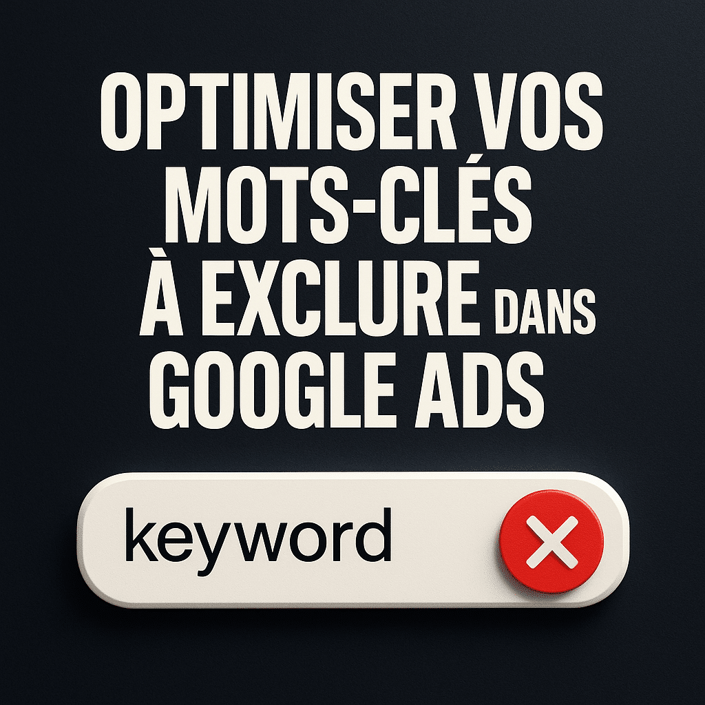 Illustration complémentaire de l’article sur Optimiser vos mots-clés à exclure dans Google Ads
