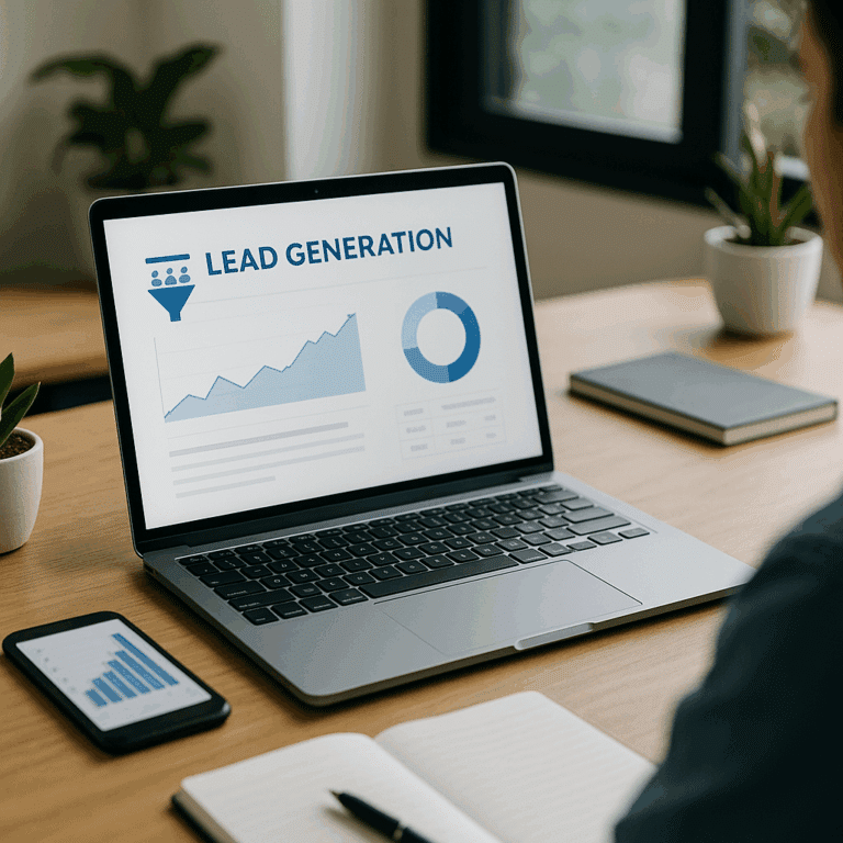 Illustration générée pour larticle  Top 10 des outils pour capturer plus de leads sur votre site web