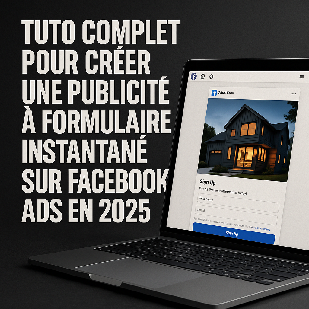Illustration complémentaire de l’article sur Tuto complet pour créer une publicité à formulaire instantanné sur facebook ads en 2025