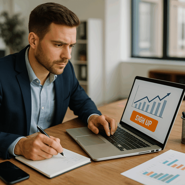Illustration générée pour larticle  Créer une offre dappel puissante pour booster votre taux de conversion