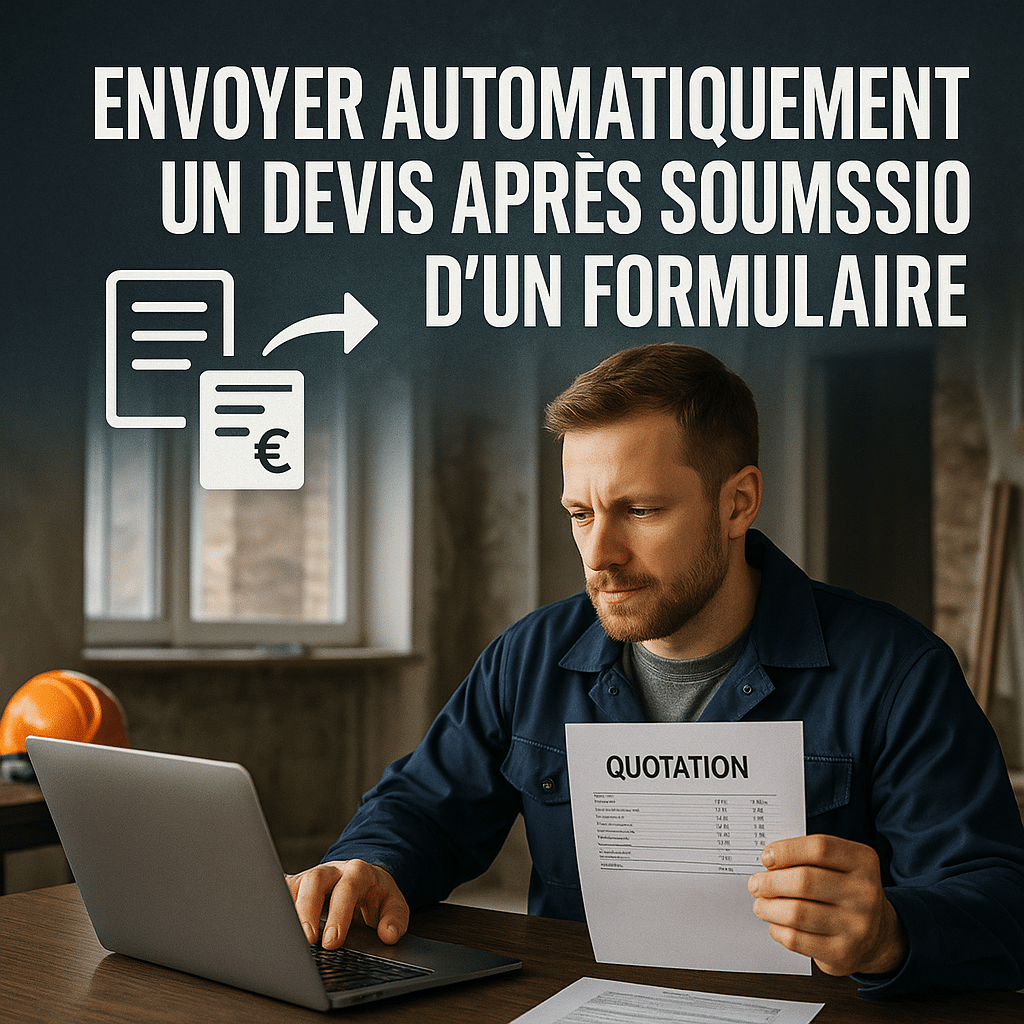 Illustration complémentaire de l’article sur Envoyer automatiquement un devis après soumission d’un formulaire