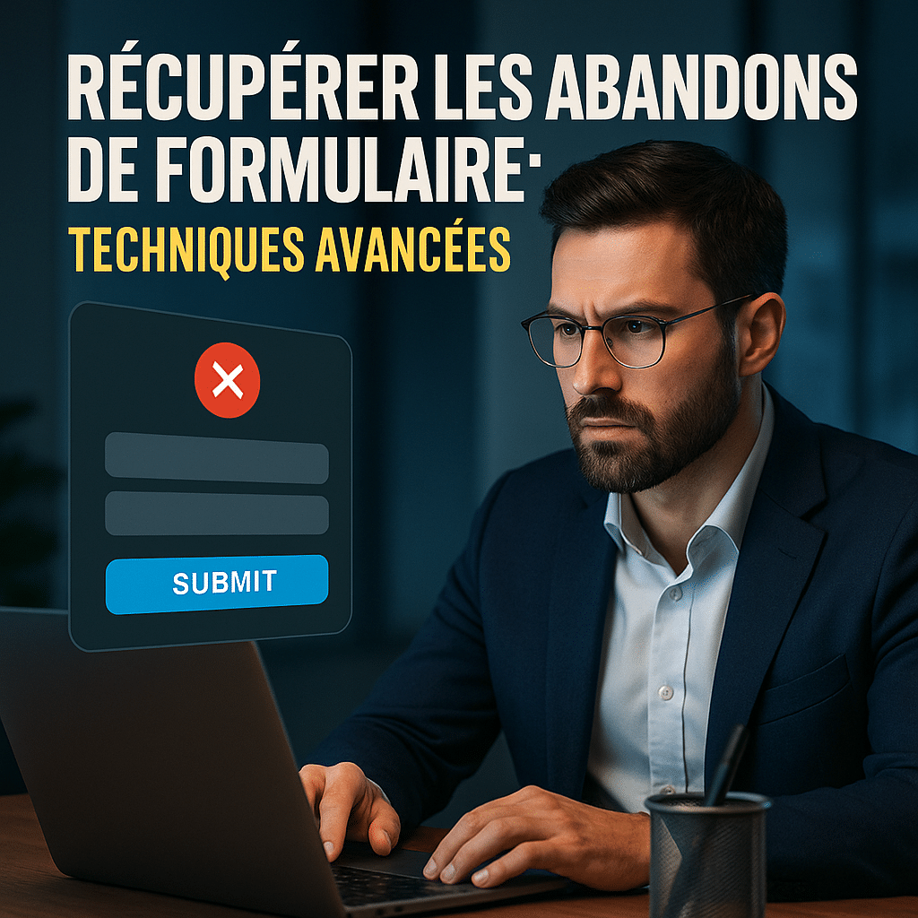 Illustration complémentaire de l’article sur Récupérer les abandons de formulaire : techniques avancées