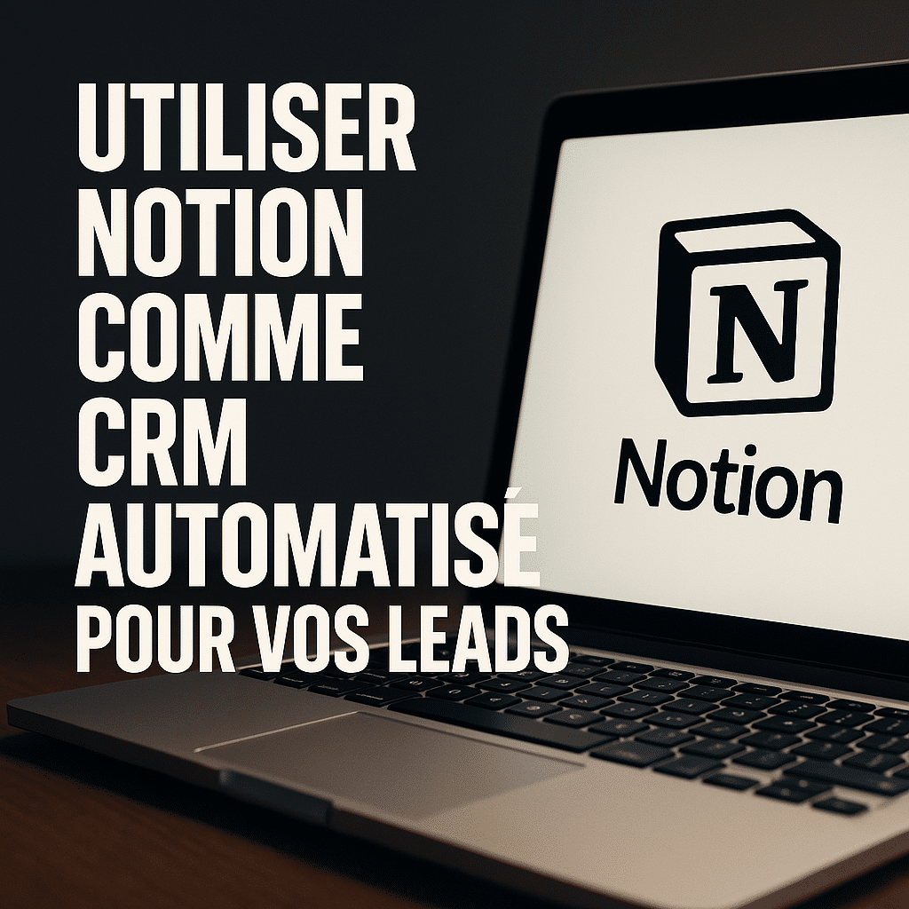Illustration complémentaire de l’article sur Utiliser Notion comme CRM automatisé pour vos leads