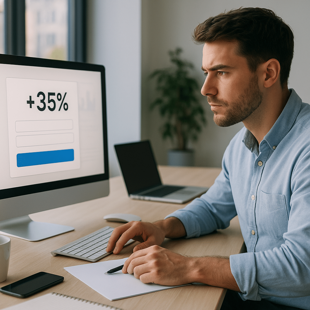 Visuel d’introduction sur Créer une page de capture qui convertit à +35 % : tuto complet