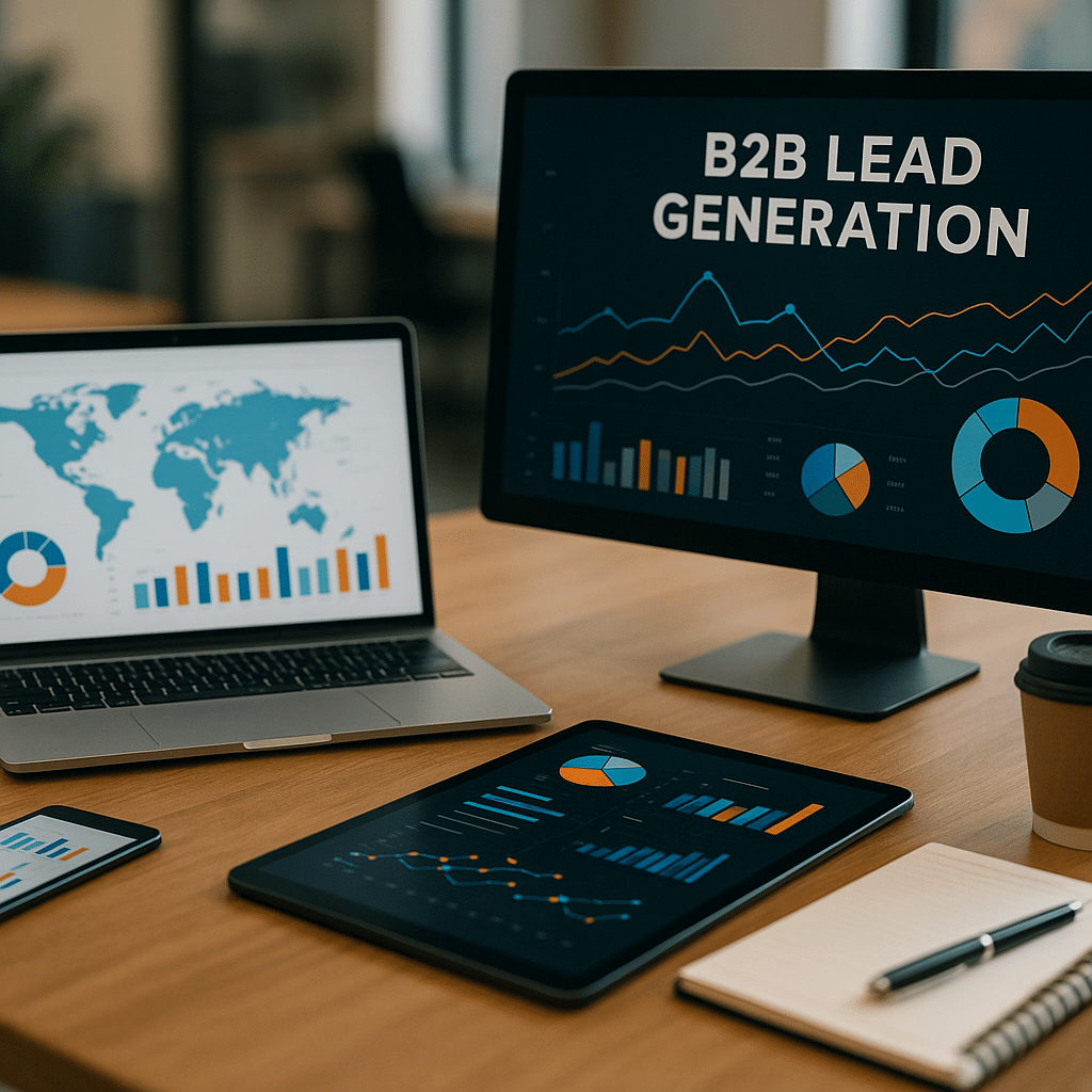 Visuel d’introduction sur Les meilleurs outils pour générer des leads B2B en 2025