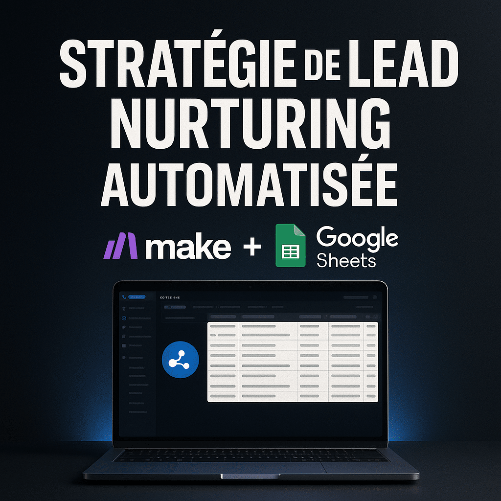 Illustration complémentaire de l’article sur Stratégie de lead nurturing automatisée avec Make + Google Sheets