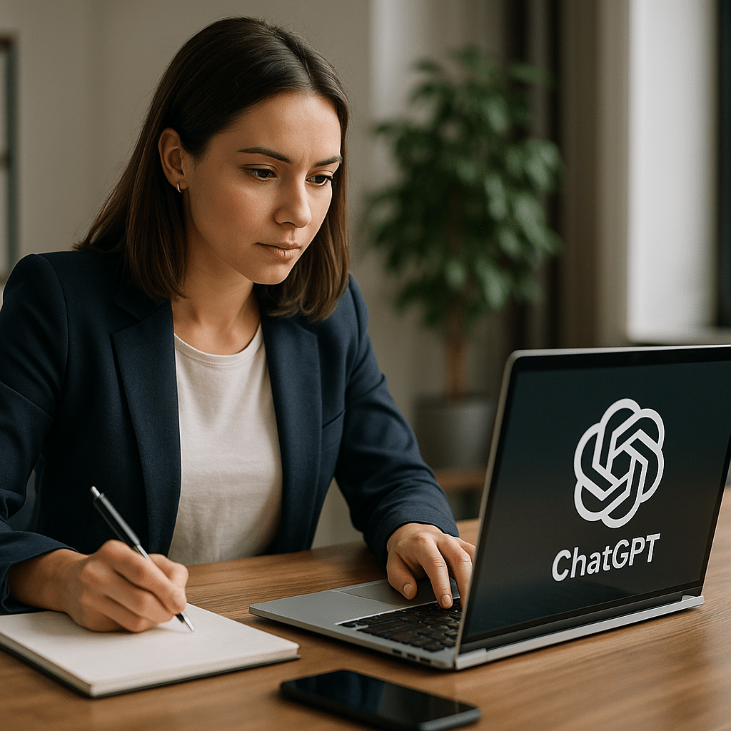 Visuel d’introduction sur Comment utiliser ChatGPT pour écrire vos annonces et scripts d’email