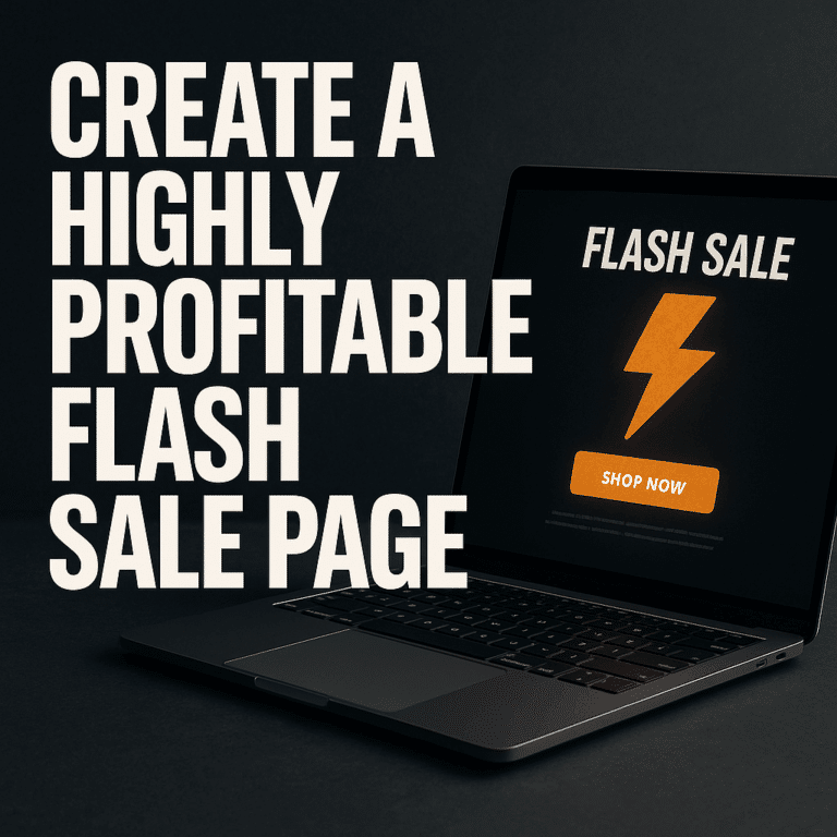 Illustration générée pour l’article : Mettre en place une page 'offre flash' ultra performante