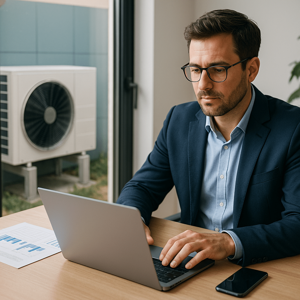 Visuel sur achat leads pompe à chaleur - Achat de leads pompe à chaleur : le guide complet 2026