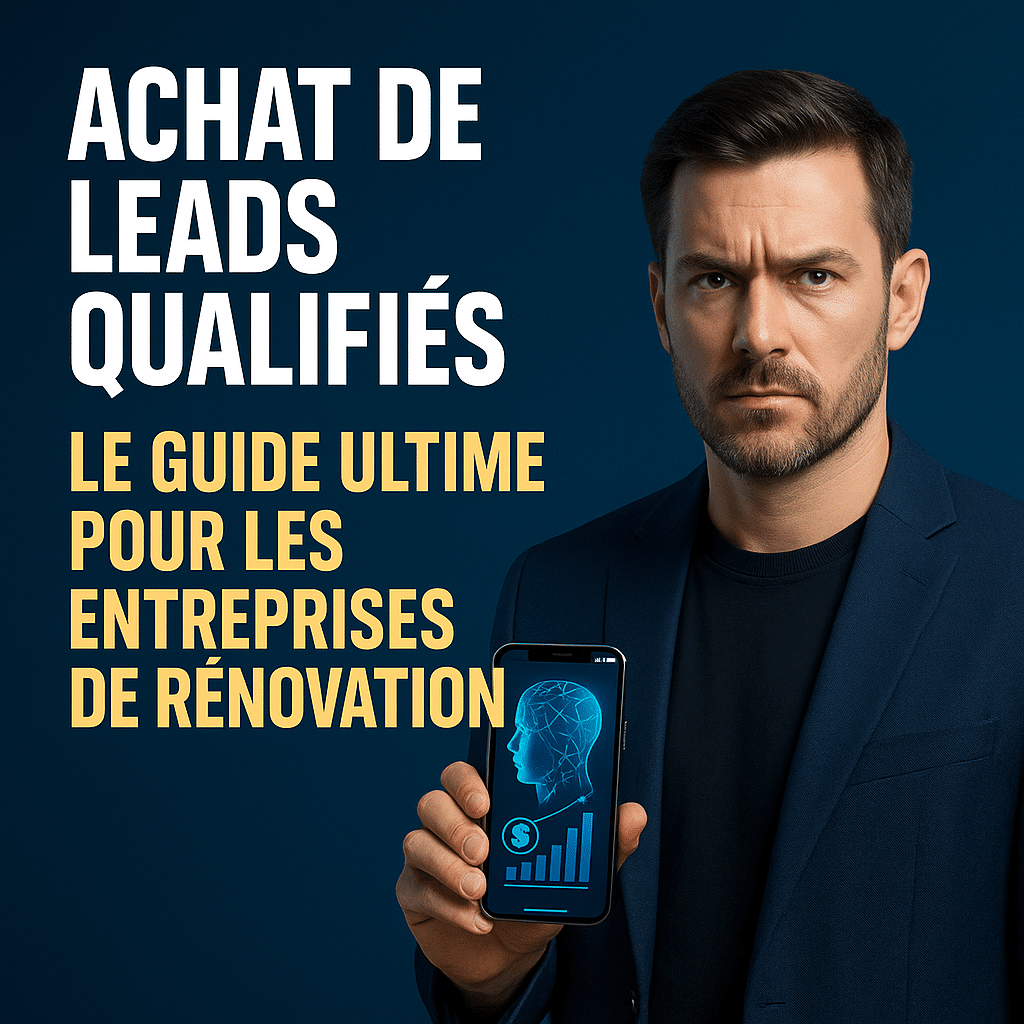 Illustration générée pour l’article : Achat de leads qualifiés : le guide ultime pour les entreprises de rénovation