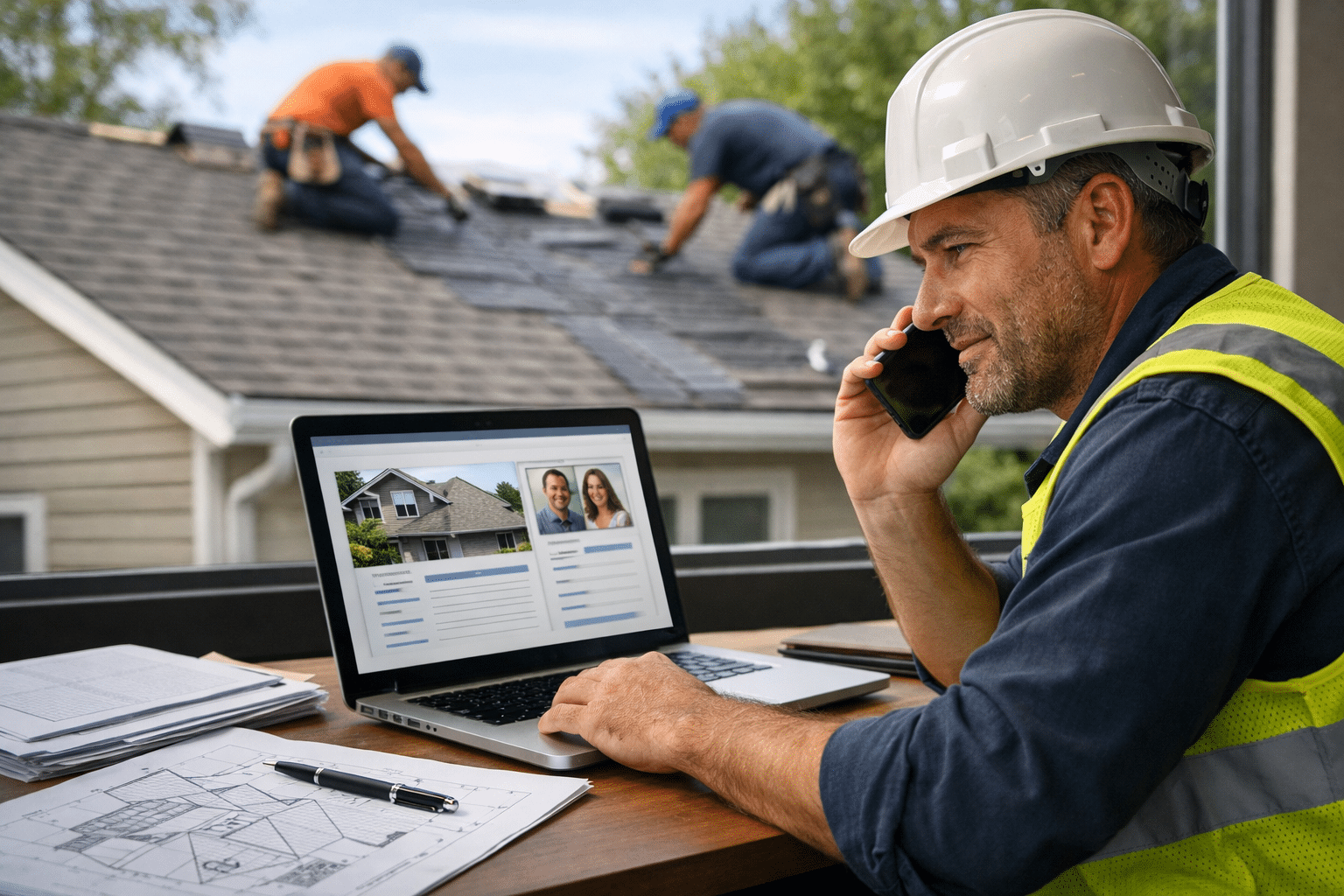 Illustration achat leads toiture - guide complet