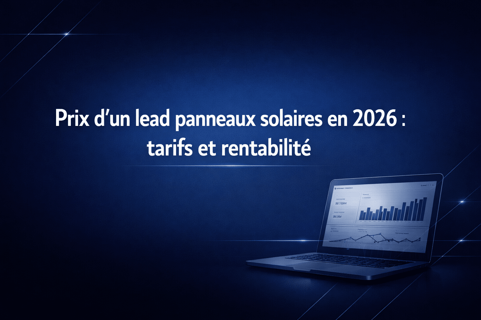 Visuel sur prix lead panneaux solaires - Prix d'un lead panneaux solaires en 2026 : tarifs et rentabilité