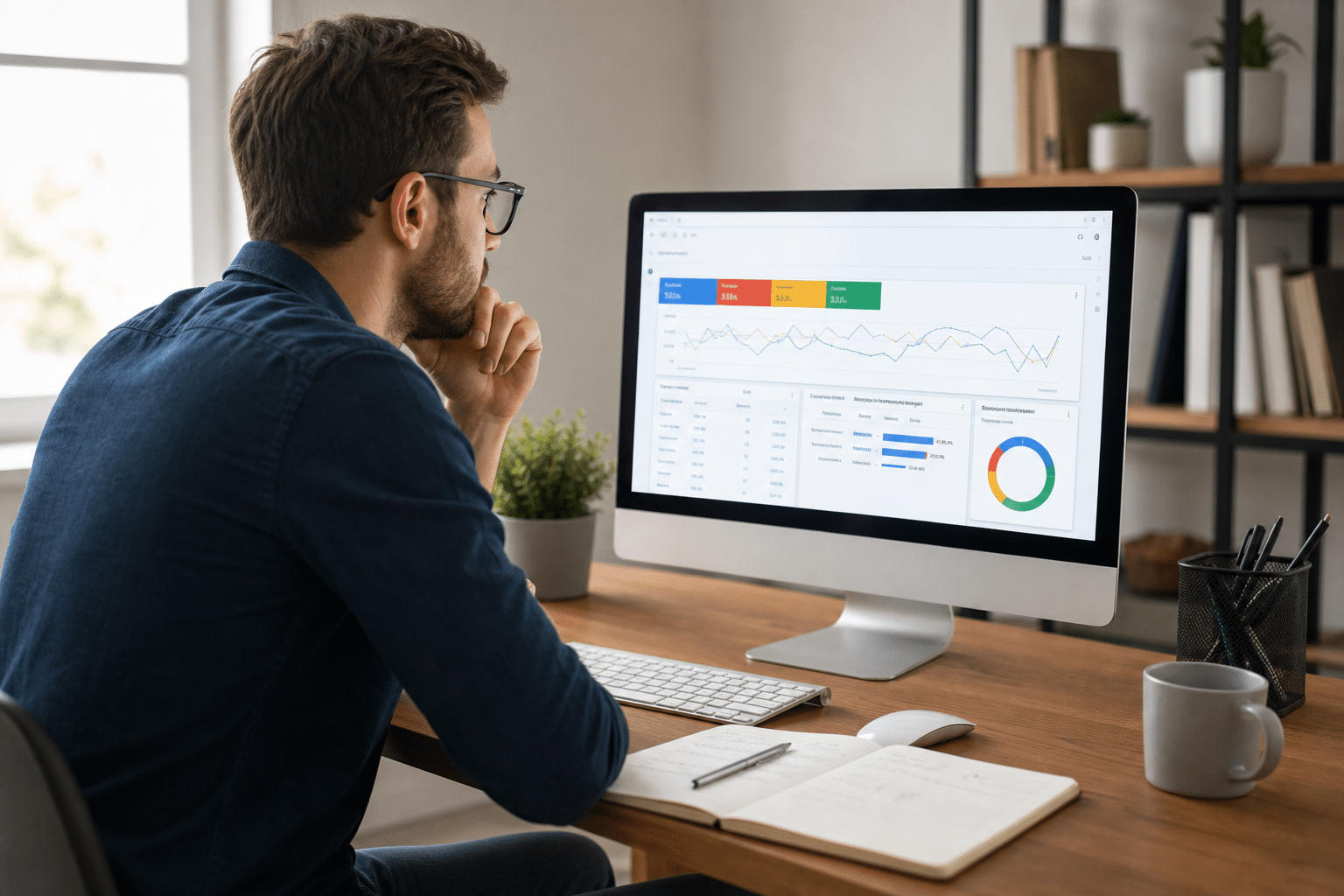 Illustration formation tableau de bord Google Ads - guide complet