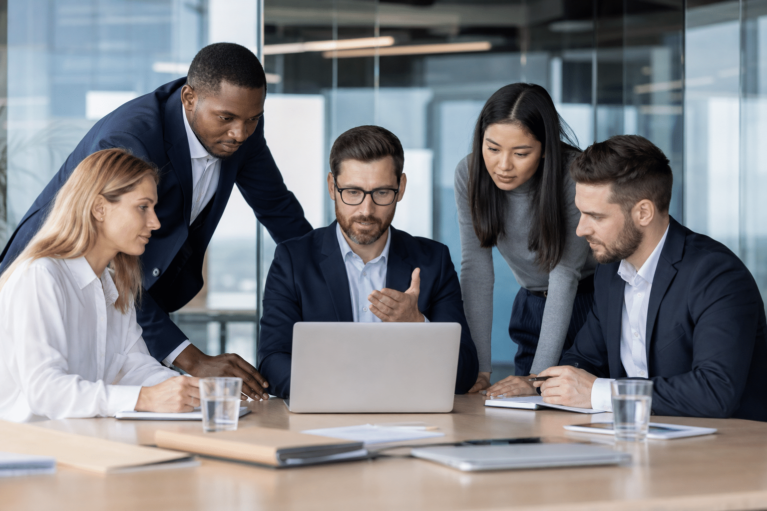 Illustration équipe commerciale leads - guide complet