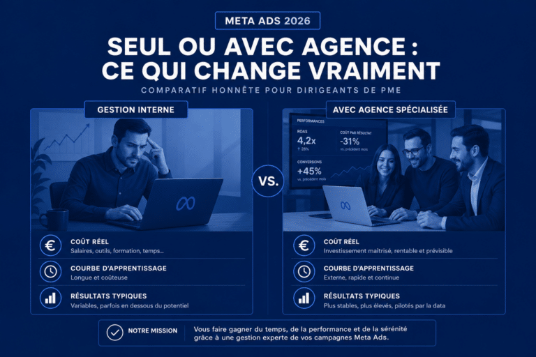 Agence Meta Ads ou en interne : le vrai comparatif 2026