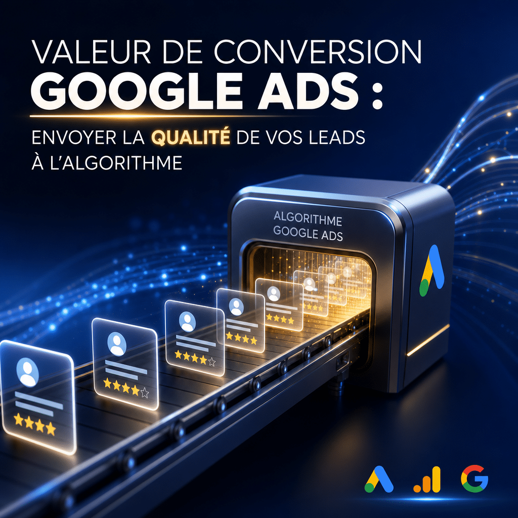 Visuel sur valeur de conversion Google Ads leads - Valeur de conversion Google Ads : envoyer la qualité de vos leads à l'algorithme